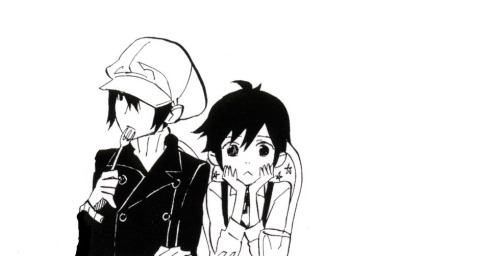from-a-distant-end: Miharu and Yoite - Personal Space (in official artwork)