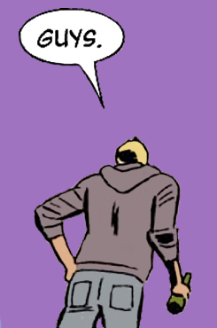 jimitdamn:  &ldquo;I’m not an avenger. I’m nobody.&quot;  &quot;—Aw, hell.&rdquo; Hawkeye (2012) #4 