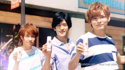 Suncut CMHey! Say! JUMP’s new upcoming single Maji Sunshine was used in this commercial! 