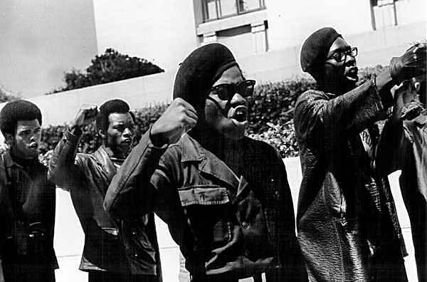 halfblackandqueer:  reverseracism:  themadbomber187:  FIGHT THE POWER!  Black Panthers.