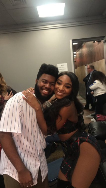 NormaniKordei: I love this human more than words  @thegreatkhalid perfect image to capture