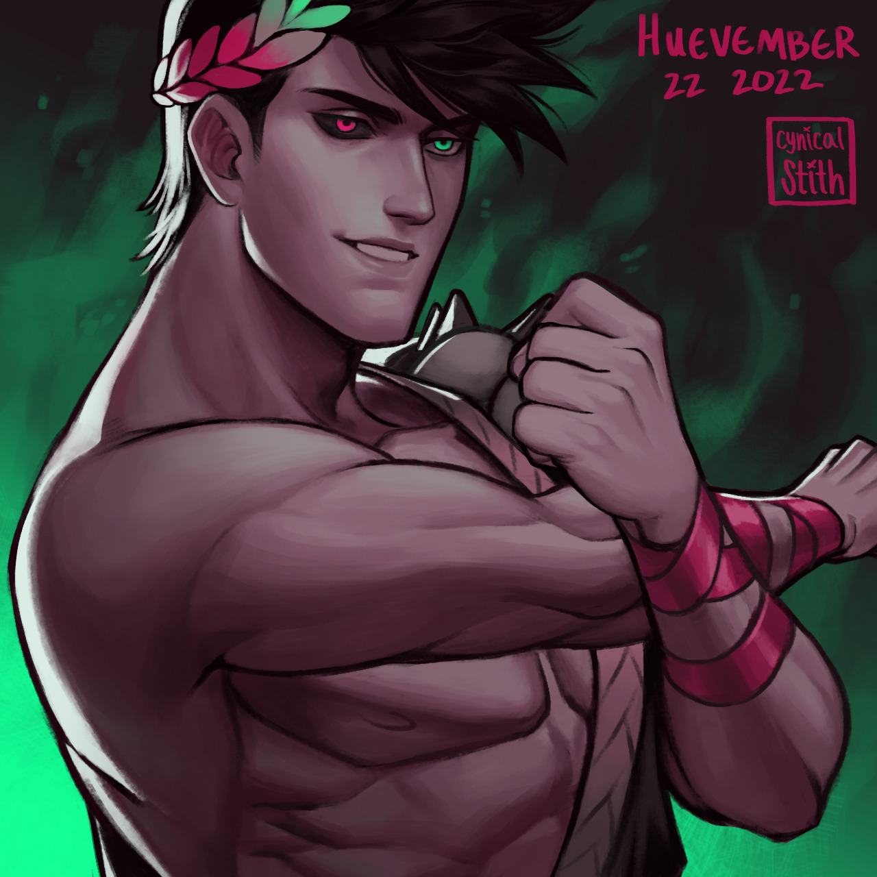 Huevember day 22! Zagreus from Hades! ^^   If you like my work, please consider supporting me on Patreon! You get 