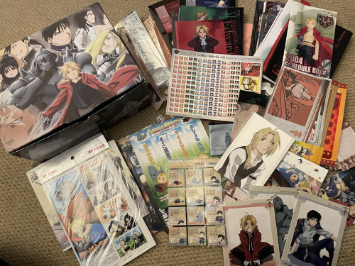 10 years of collecting Fullmetal Alchemist merch  °˖✧◝(⁰▿⁰)◜✧˖°