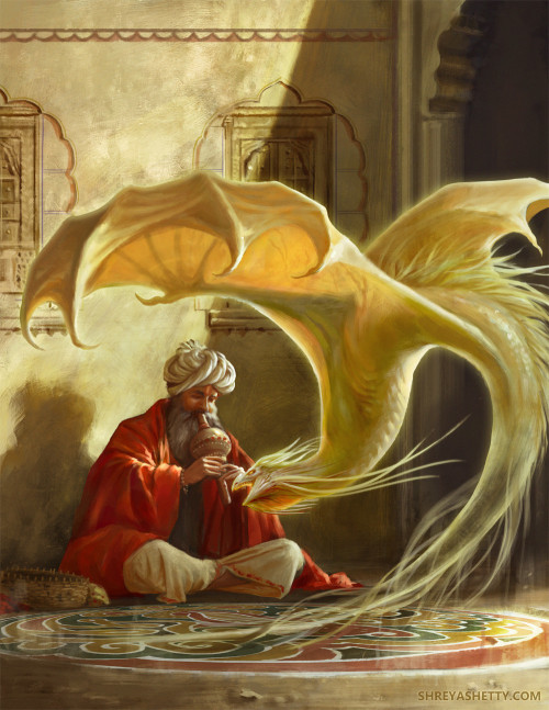 creaturesfromdreams:  The Dragon Charmer by Shreya Shetty