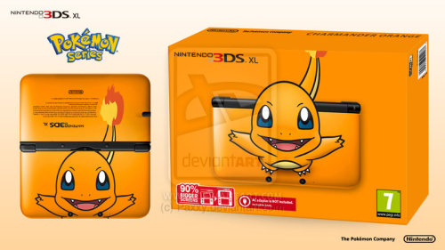 frantzfandom:  zuperblog:  Nintendo 3DS XL Pokemon Series by paxxy  Oh god  But… but that’s now how you hold your DS D: these are so cute but the fact that they’d be upsidedown toward everyone would drive me bonkers.