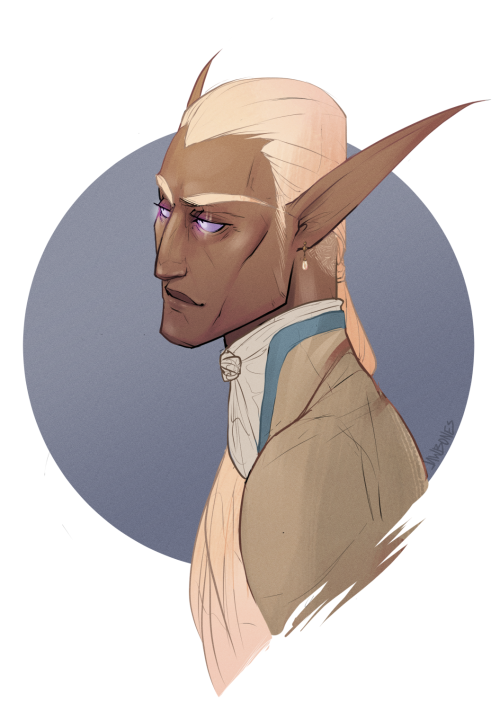 playing with an idea of a blood elf — nameless, for the time being — who enjoys inaccurately quoting