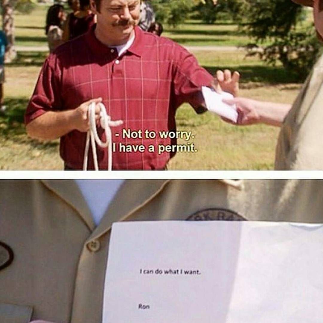 ronswansonmemes:  Parks and Recreation Merchandise: http://bit.ly/1nsXYqC