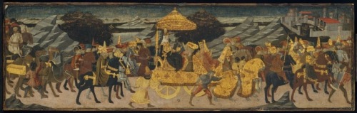 Journey of the Queen of Sheba by Apollonio di Giovanni, c. 1460-65Journey of the Queen of Sheba by A