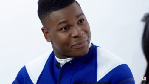 hateshack:john boyega’s face when hearing something interesting yet mildly upsetting is always