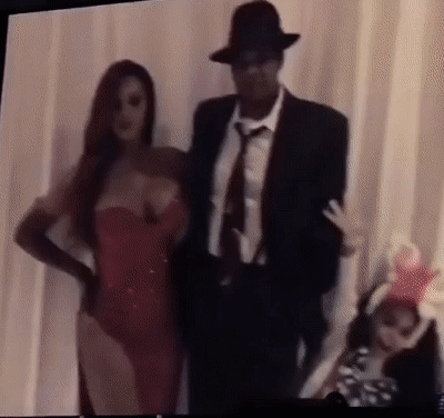 beyfann: Beyoncé, Blue Ivy &amp; Jay Z dressed as Jessica Rabbit, Roger Rabbit &amp; 