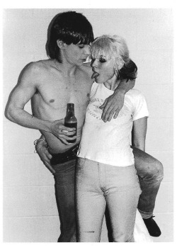 musicksic:Debbie Harry and Iggy Pop, 1977 Toronto