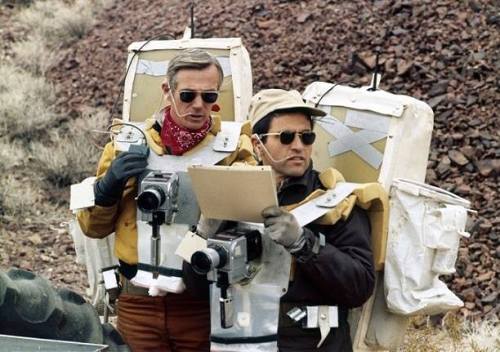 www.retrospaceimages.com - Astronauts Gene Cernan and Jack Schmitt during geology training in 1972.