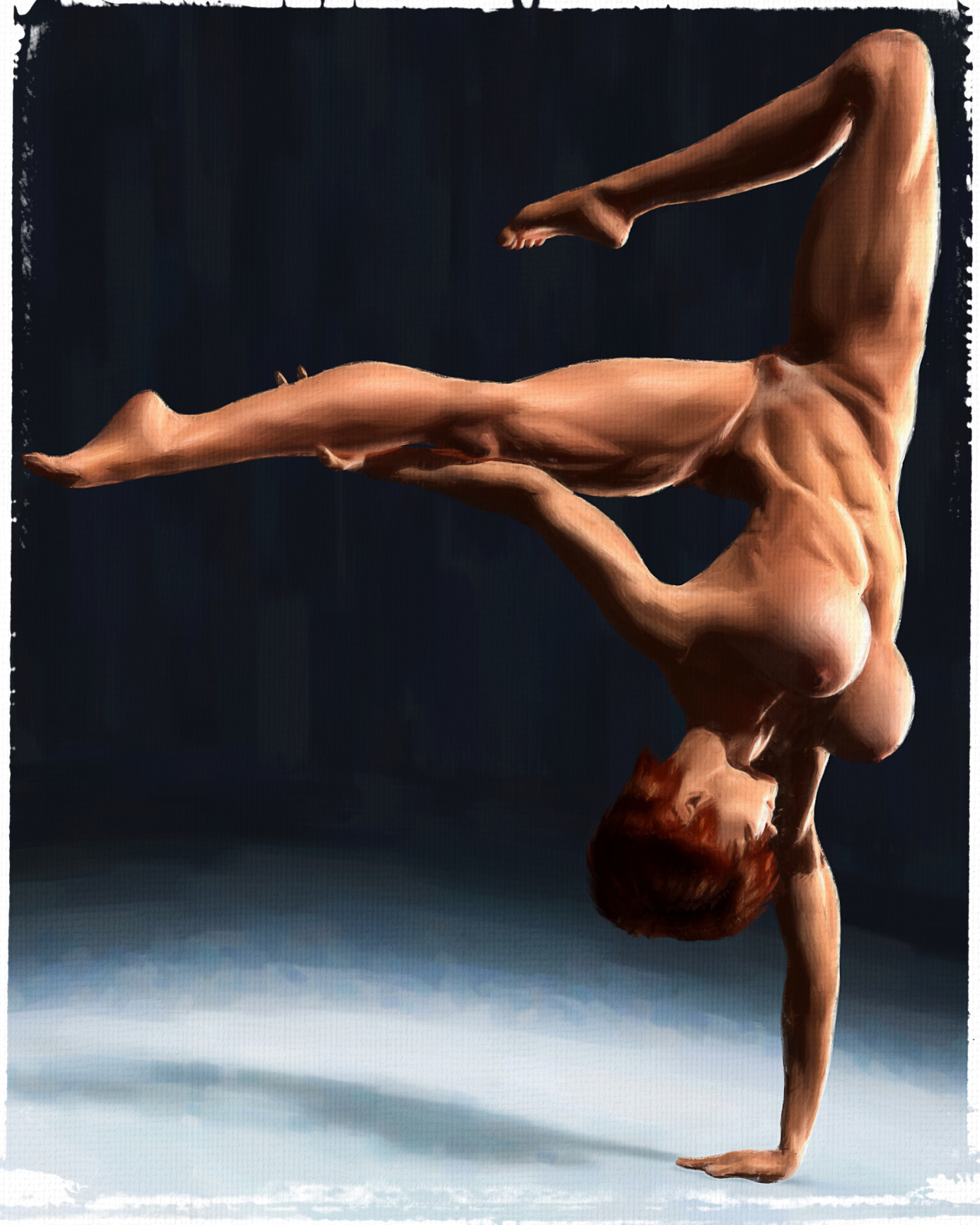 erotiscopic:  equillibrium Daz 3D render (Post render effects: Sketcher, Portrait