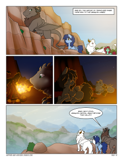 sapphire-and-greyzeek:  Chapter III - Page 10 So close, yet still so far. This is the last page for now, probably the last page in general. Had a good run for nearly three years now.  I’ll leave this week for the Army and will be gone for approximately