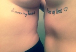 tattoos-org:  Matching with my fiancé | This