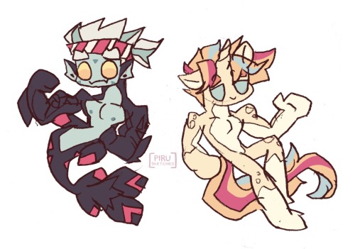 My OCs Kai And Ryder, But Mini!