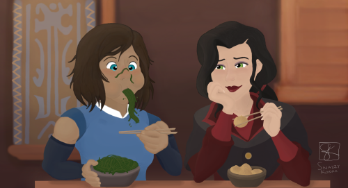 snazzy-korra: Lunch date at Narook’s •••⚠️ PLEASE CREDIT ME IF YOU WANT TO