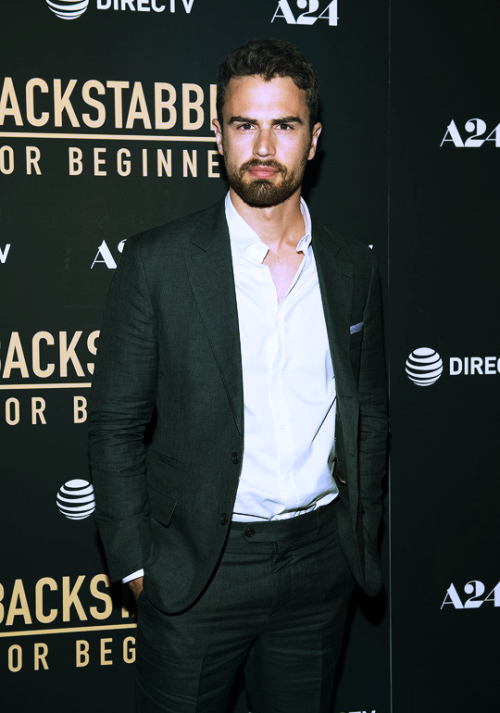 fuckyeahdamose:  THEO JAMES ‘Backstabbing For Beginners’ New York screening | April 17, 