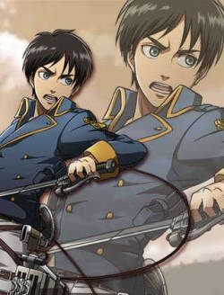 stoned-levi:  captainarlert:  Rocking those uniforms, guys, well done.  THE SLEEVES ARE SHORT ON PRETTY MUCH EVERYONE BUT LEVI 