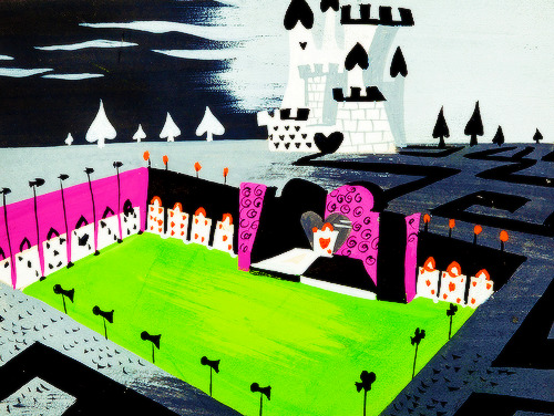 vintagegal:  Concept art by Mary Blair for Disney’s Alice in Wonderland (1951) 