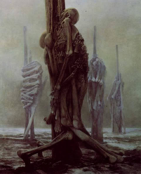 whateveritisss:  Zdzislaw Beksinski, my favorite porn pictures