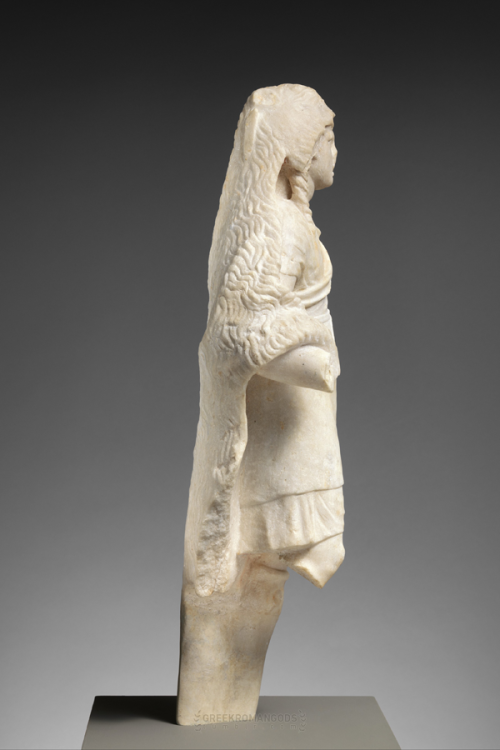 greekromangods: Statuette of Dionysos Greek; Early Hellenistic, Early 3rd century BC Marble The Metr