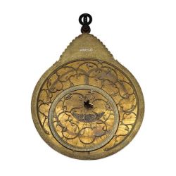 treasures-and-beauty:   Brass astrolabe with