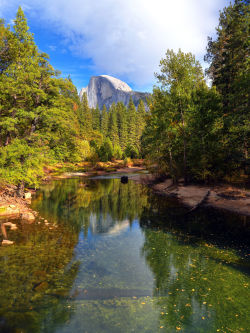 theencompassingworld:  travelgurus:                            Half Dome by Josh Norem at Yosemite N.P.               Travel Gurus - Follow for more Nature Photographies!    The World Around Us