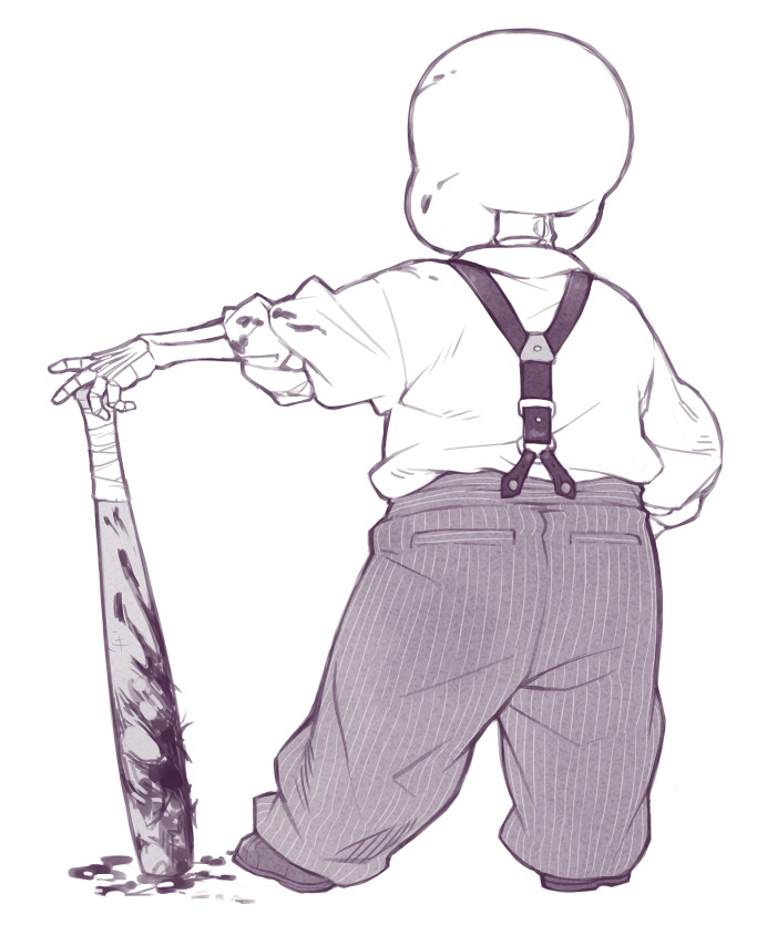 theslowesthnery:  it might seem like mob!sans is always on the receiving end of beatings