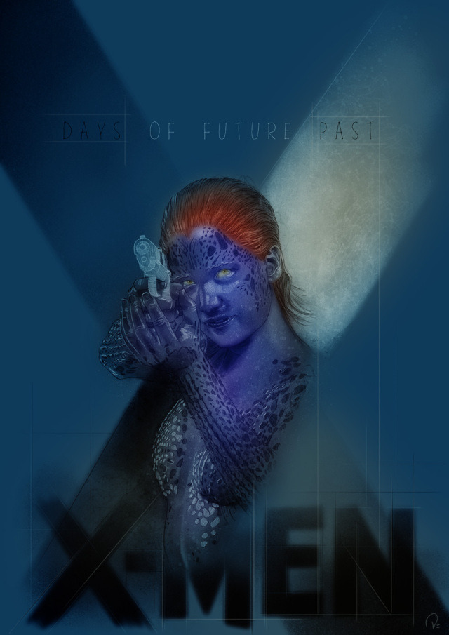 thecyberwolf:  X-Men: Days of Future Past &ldquo;Poster Posse Project #6 - Blurppy Exclusive”