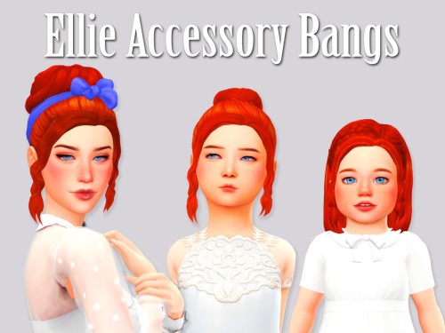 Ellie Accessory Bangs: These are from @aharris00britney Ellie Hair V3.About these bangs:BGCCompatibl