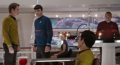 aldora89: jinglejoesballs: pointy-earedbastard: The whole crew knows Spock’s about to get the 