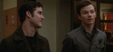 nikusiatko:  Pre-Klaine, early Klaine, steady Klaine, broken - up Klaine and engaged Klaine looking at each other. Some things never change… 