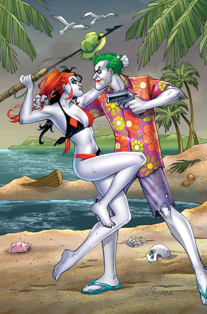 jokerisms:  Harley Quinn - Future’s End #1 Cover by Amanda Conner 
