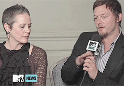 dixonscarol:    ☆Norman Reedus Appreciation Week☆ Day 6: Favorite Friendship → Melissa McBride     “[Melissa]’s such a good actress, and she gets me, you know, I feel free to be vulnerable in front of her because she gets me, like she’s