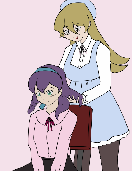 Femslash February 2022 Day 12: Plain “You don’t think my hairstyle is too plain, do you?