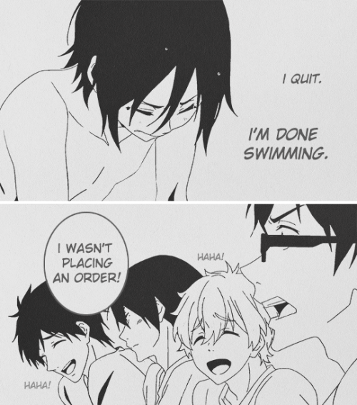IF FREE! WERE A MANGA...