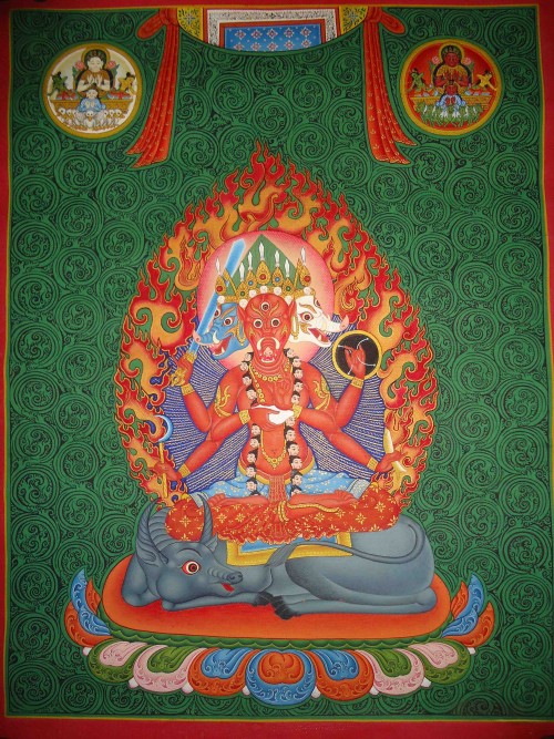 Bajra-barahi, newari paubha