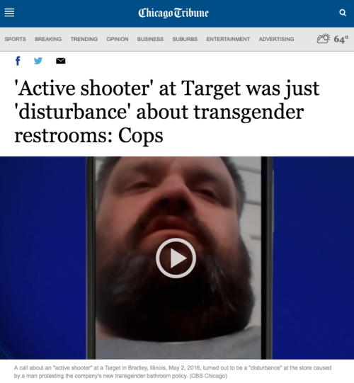 afatblackfairy:mediamattersforamerica:Trans people aren’t. the. ones. being. creepy. in bathrooms. h
