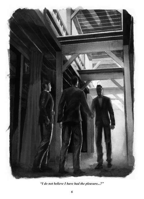neil-gaiman:ruukery:4 of my illustrations loosely based on A Study In Emerald by Neil Gaiman. Gorgeo
