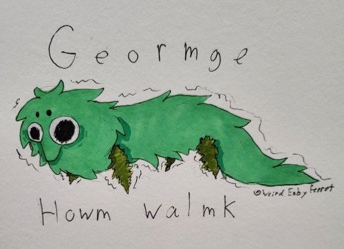 My Friend @rustclaw Made A Worm Off The String With Legs And I Suddenly Needed To Draw