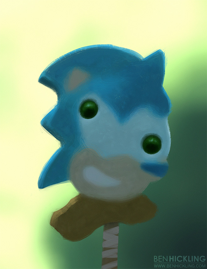 Edit: now with added sports tape
The new Sonic Boom ice cream, reflecting his recent update