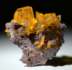 ggeology:  Wulfenite and Mimetite // Rowley