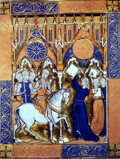 Page from the Psalter of St. Louis, c. 1274 France