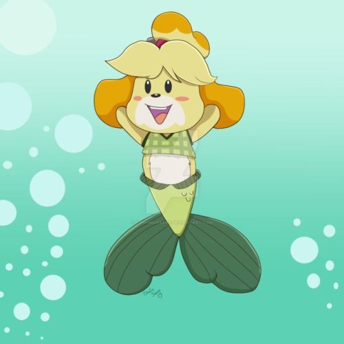 A little Mermay Isabelle! :DFind me on Patreon, Ko-fi, and Artstation: “doodlesweetdesigns”