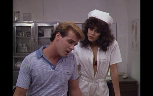 Party Camp: Tad Whitneyworth pretends he has constipation issues to get laxative from the nurse in o