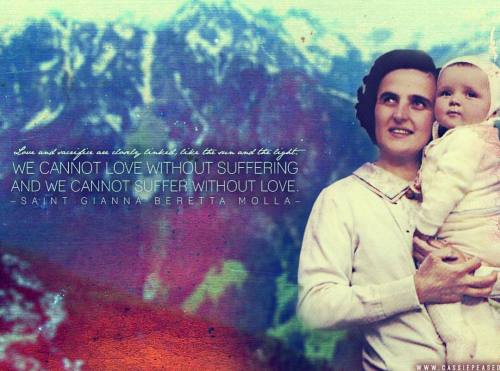 Happy feast day of St. Gianna Beretta Molla – physician, wife, mother and saint! #StGiannaMolla #pra