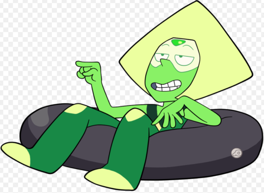 pan-pizza: Is Peridot a child or crotchety old lady?  she got yo number~ <3