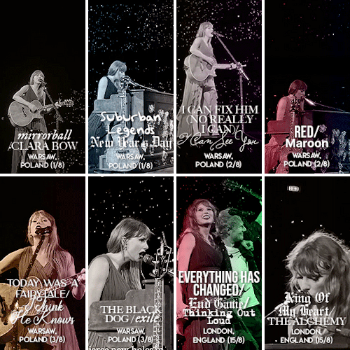 Surprise Songs On The European Leg Of The Eras Tour (x)