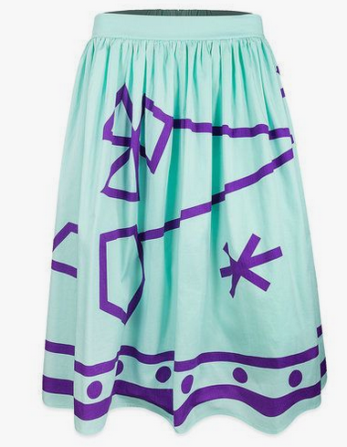 I created the artwork for this teacup skirt with Her Universe! Now available at the Disney parks and